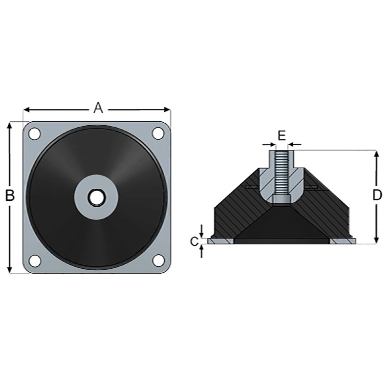 Motor Titreşim Takozu MOT-002